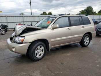  Salvage Toyota Highlander