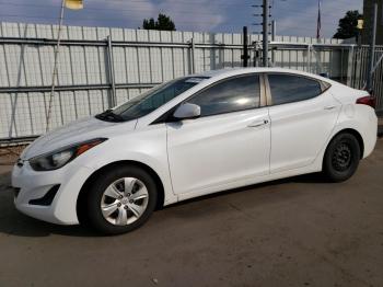  Salvage Hyundai ELANTRA