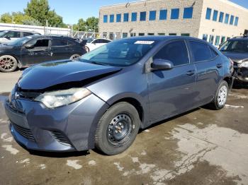  Salvage Toyota Corolla