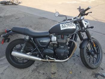  Salvage Triumph Motorcycle Street