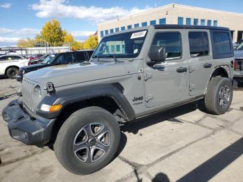  Salvage Jeep Wrangler