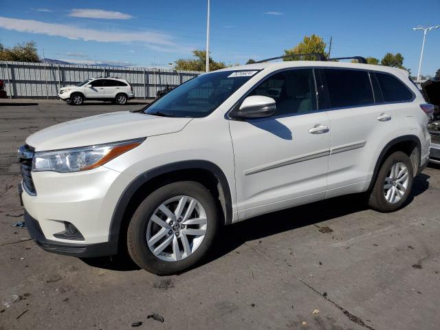  Salvage Toyota Highlander