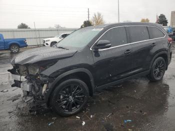  Salvage Toyota Highlander