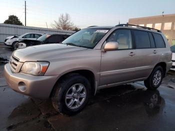  Salvage Toyota Highlander