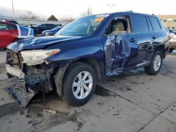  Salvage Toyota Highlander