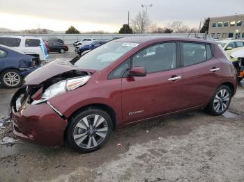  Salvage Nissan LEAF