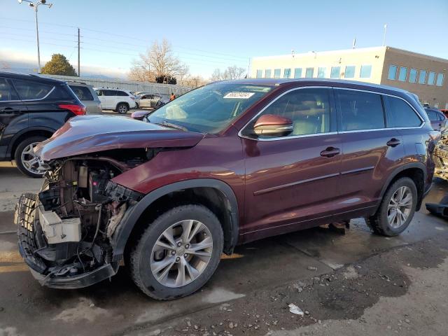  Salvage Toyota Highlander