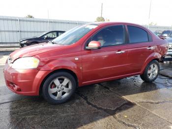  Salvage Chevrolet Aveo