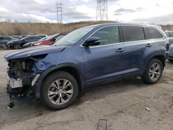  Salvage Toyota Highlander