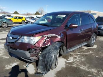  Salvage Acura MDX