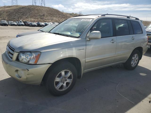  Salvage Toyota Highlander