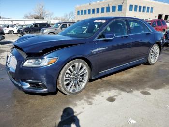  Salvage Lincoln Continental