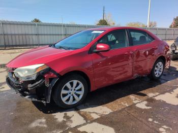  Salvage Toyota Corolla