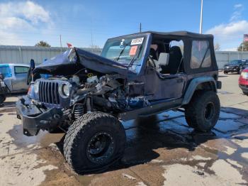  Salvage Jeep Wrangler