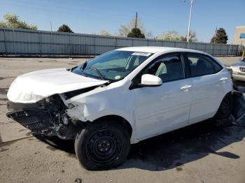  Salvage Toyota Corolla