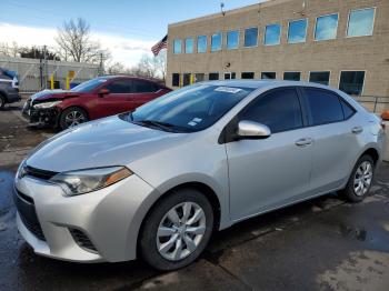  Salvage Toyota Corolla