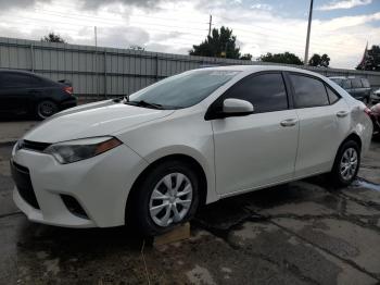  Salvage Toyota Corolla