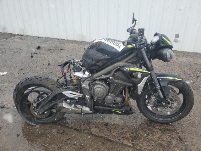  Salvage Triumph Motorcycle Street