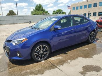  Salvage Toyota Corolla