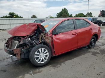  Salvage Toyota Corolla