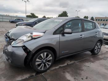  Salvage Nissan LEAF