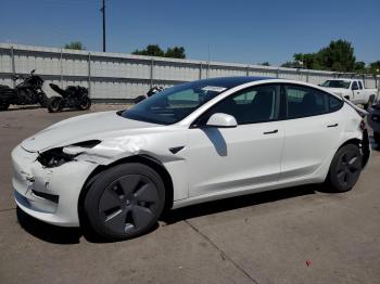  Salvage Tesla Model 3 Aw