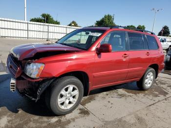  Salvage Toyota Highlander