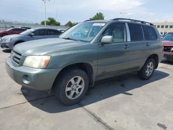  Salvage Toyota Highlander