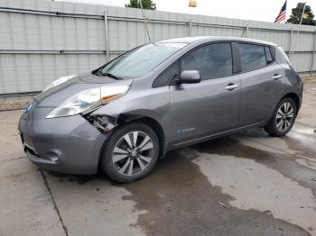  Salvage Nissan LEAF