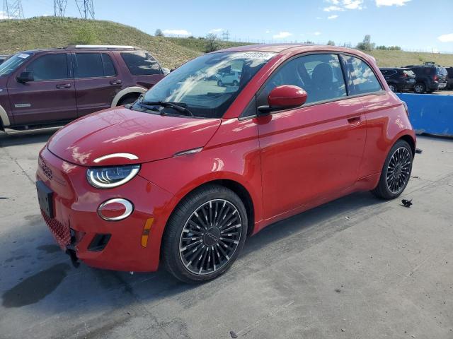  Salvage FIAT 500 E Red