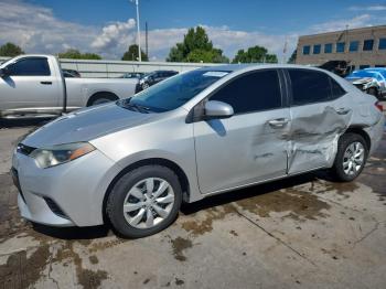  Salvage Toyota Corolla