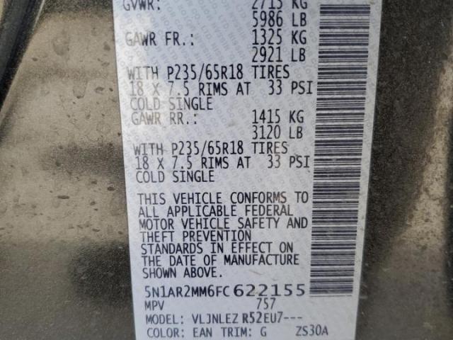 Nissan Pathfinder S Image 8