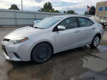  Salvage Toyota Corolla