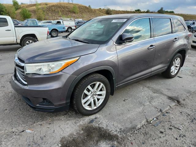  Salvage Toyota Highlander