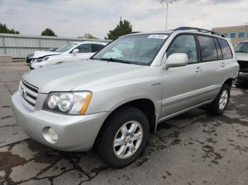  Salvage Toyota Highlander