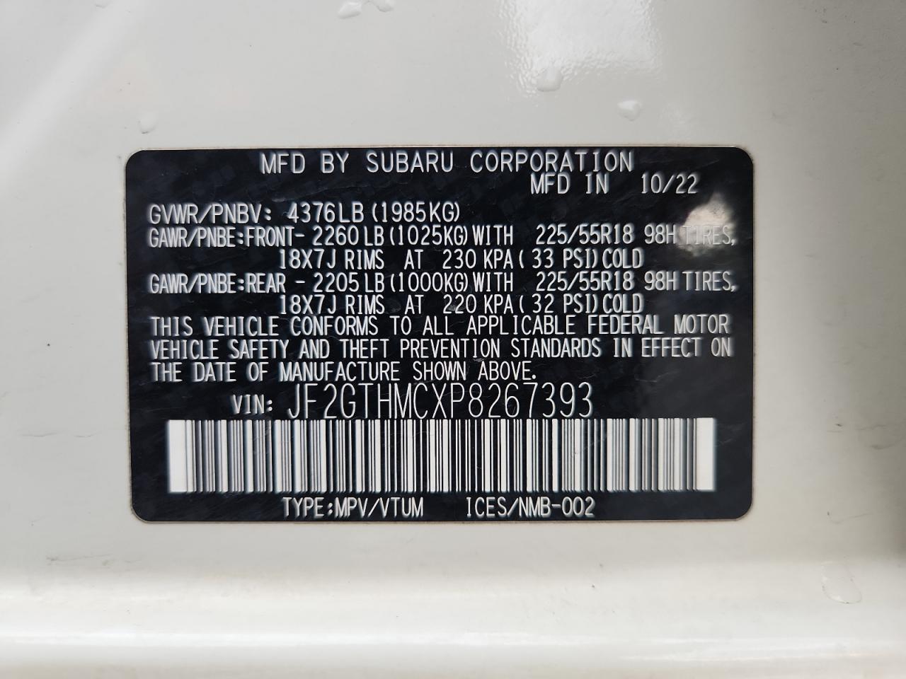 Subaru Crosstrek Limited Image 4