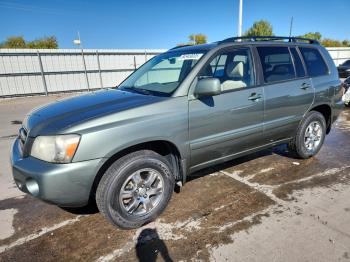  Salvage Toyota Highlander