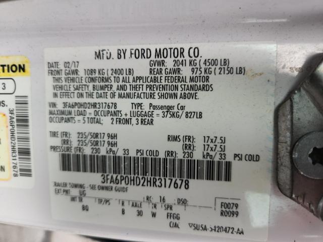 Ford Fusion Se Image 2