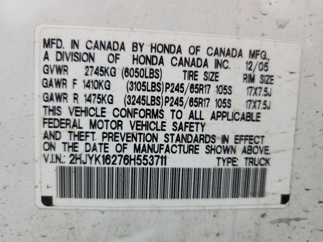 Honda Ridgeline Rt Image 11