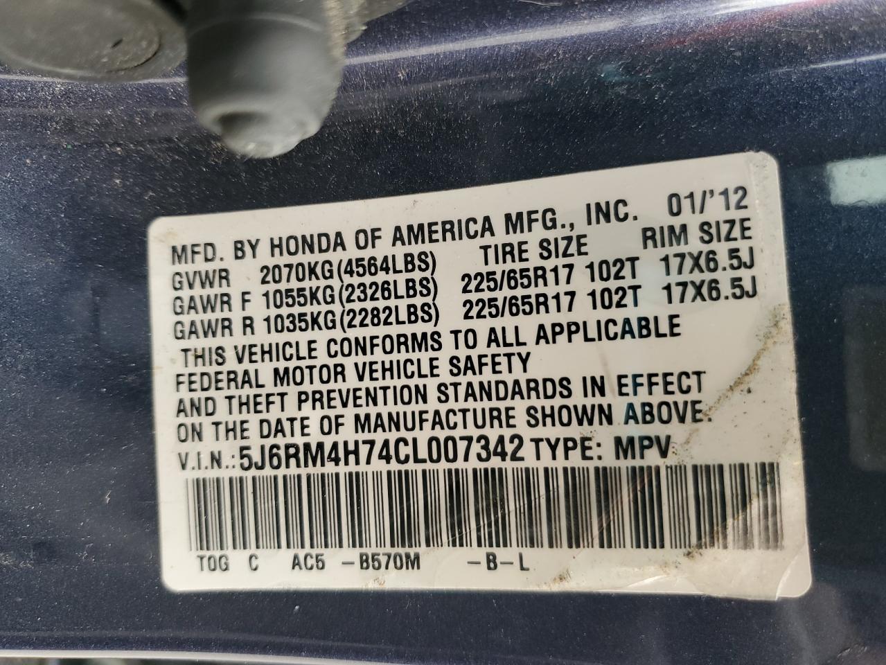 Honda Crv Exl Image 13