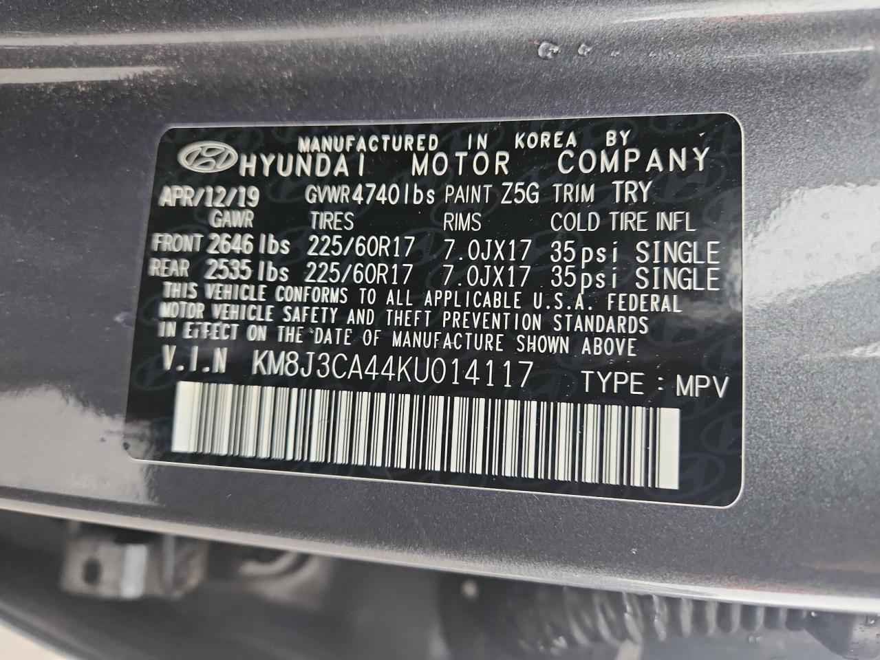 Hyundai TUCSON Limited Image 10