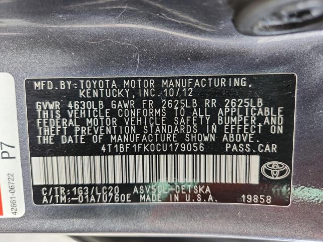 Toyota Camry Base Image 12