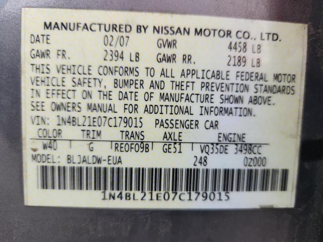 Nissan Altima 3.5se Image 7