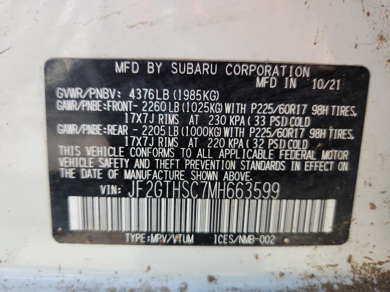 Subaru Crosstrek Sport Image 9