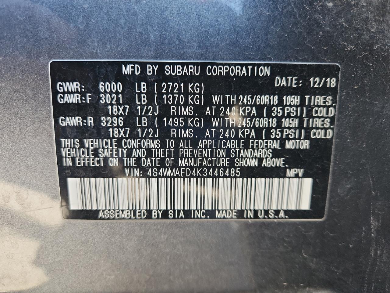 Subaru Ascent Premium Image 12