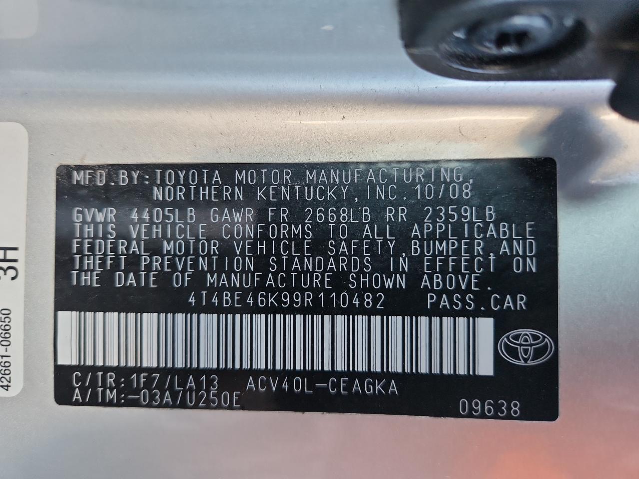 Toyota Camry Base Image 10
