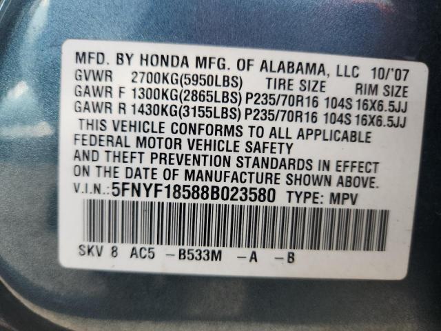 Honda Pilot Exl Image 10