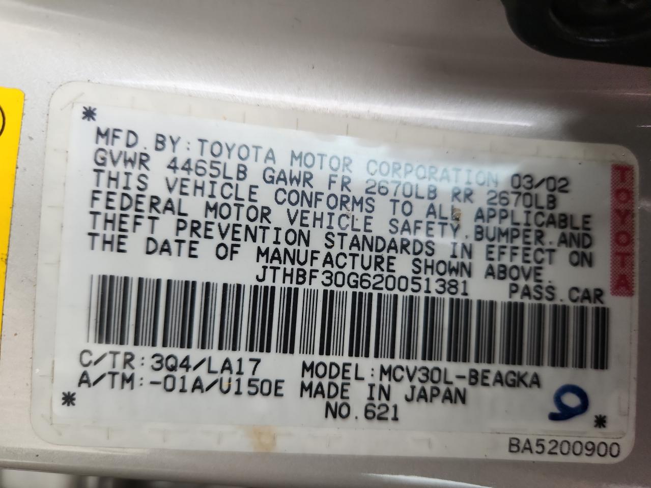 Lexus Es 300 Image 11