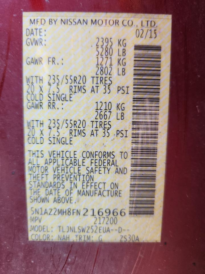 Nissan Murano S Image 9