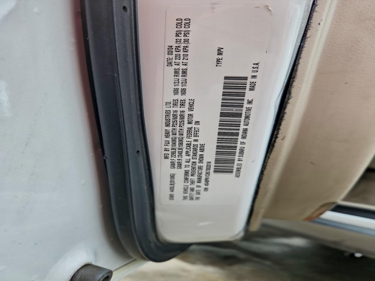 Subaru Legacy Outback 2.5i Image 6